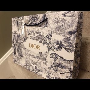 Large Christian Dior Limited Edition Shopping Bag